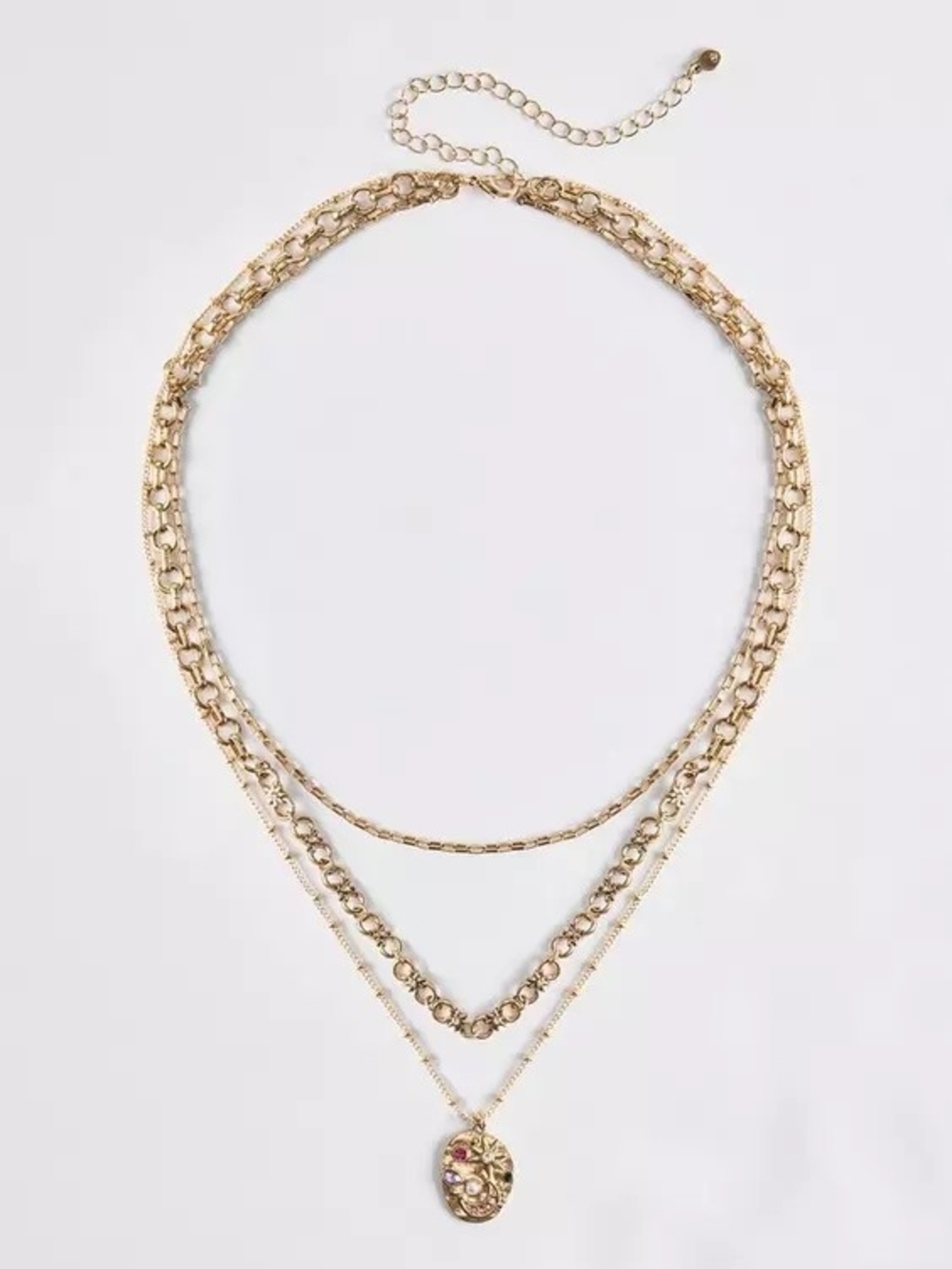 Torrid Celestial 3 Chain Layered Necklace